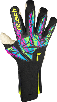 Reusch Attrakt SpeedBump Strapless 5470079 7752 black yellow front